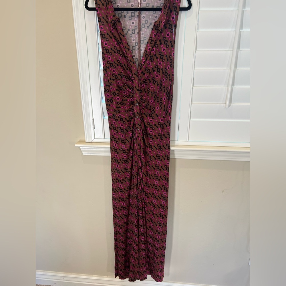 L free people wide leg romper